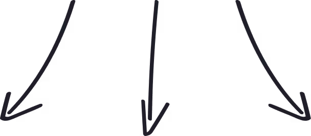 Arrows pointing down